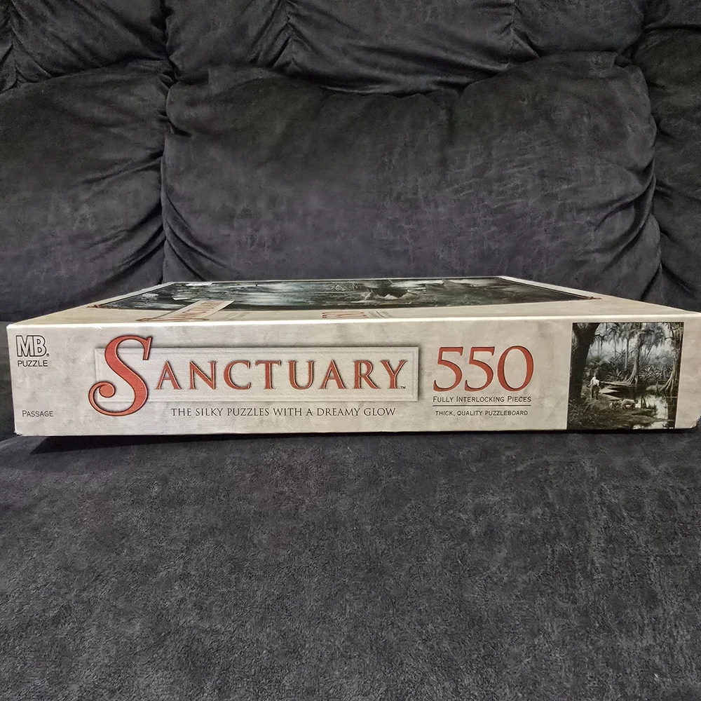Sanctuary 550-Piece Puzzle - Green and Blue